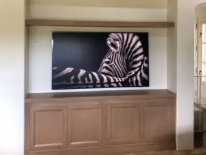 custom cabinets for entertainment center